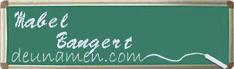 Mabel Bangert Visitenkarte